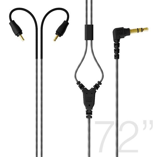 MEE audio M6PRO prodloužený kabel, BK