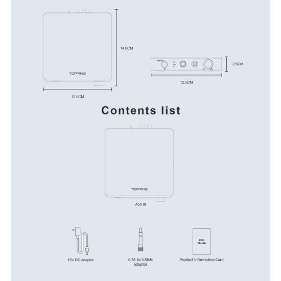 Topping A50 III - strieborný
