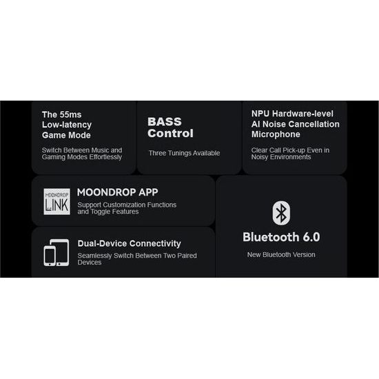 Moondrop PILL - čierna