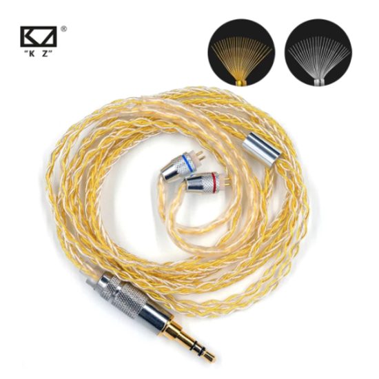KZ Golden & Silver cable