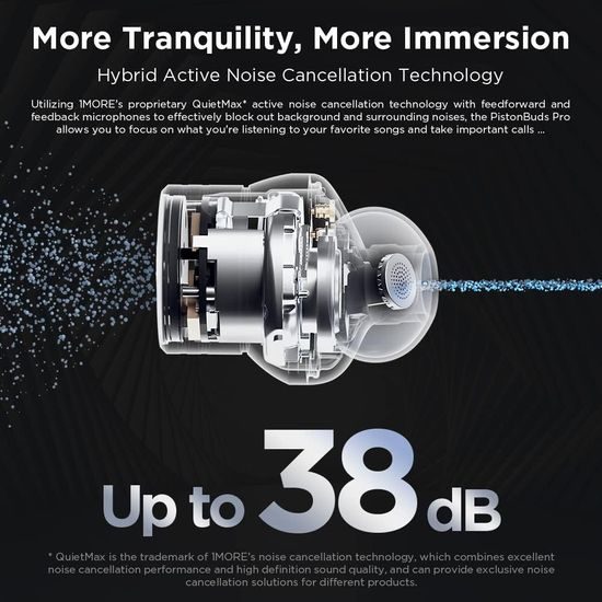 1More PistonBuds Pro - bílá (rozbaleno)
