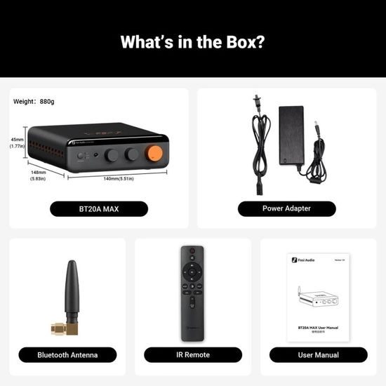 Fosi Audio BT20A MAX