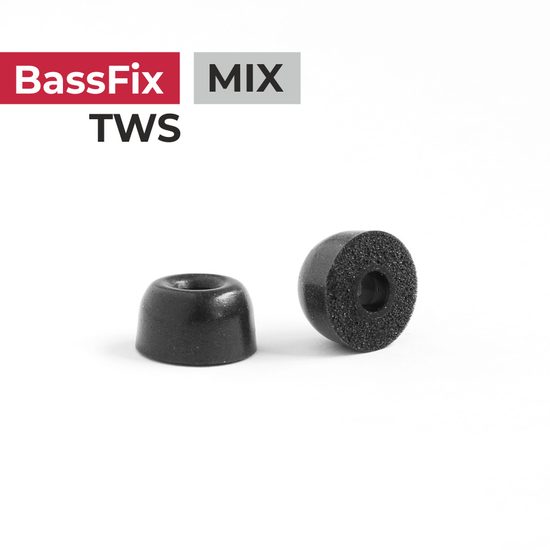 QCY T2S black BassFix