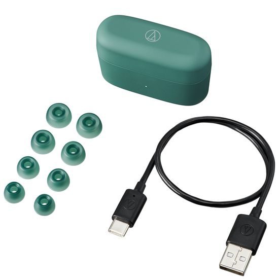 Audio-Technica ATH-CKS30TW+ zelená (rozbaleno)