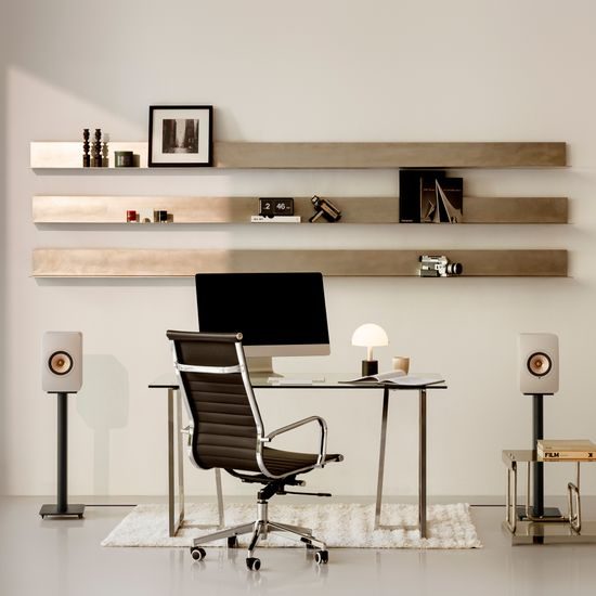 KEF LS50 Wireless II - krémová Sand Shell