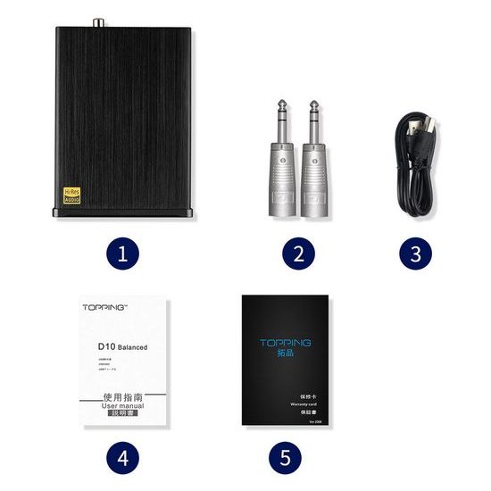 Topping D10 Balanced Silver