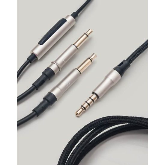 Meze 99 Standard Cable - 1.5 m, stříbrná, s ovládáním