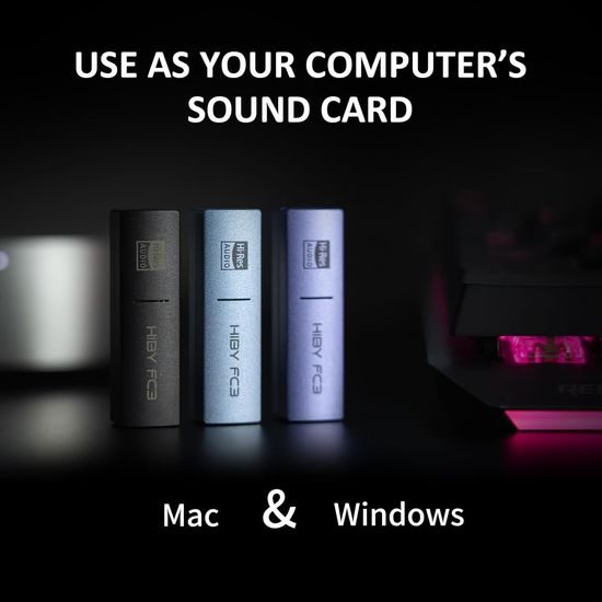 HiBy FC3 s displejem - černá (rozbaleno)