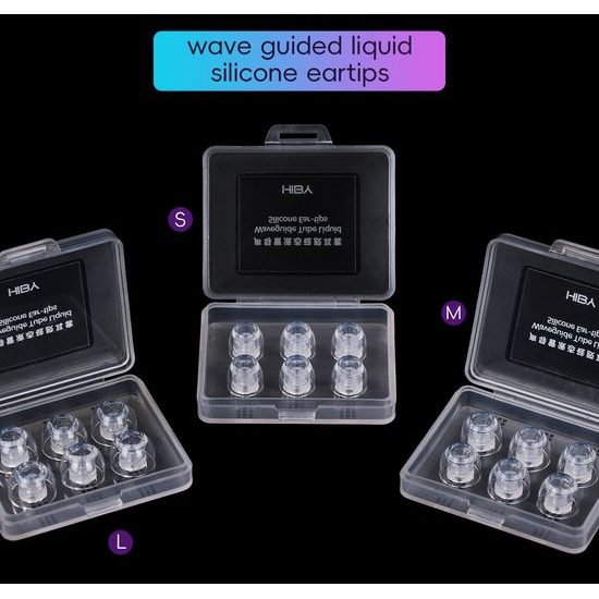 HiBy WG02 - silikónové nástavce, veľkosť SSS