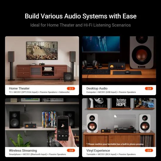 Fosi Audio MC351 (rozbaleno)