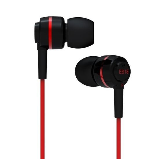 SoundMAGIC ES18 černo-červená