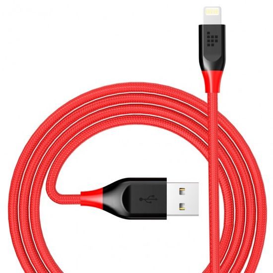 Tronsmart Lightning kabel červený 1.8 m