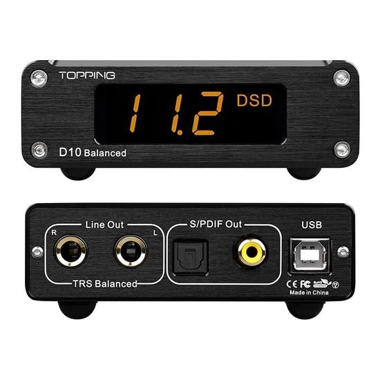 Topping D10 Balanced Silver (rozbaleno)