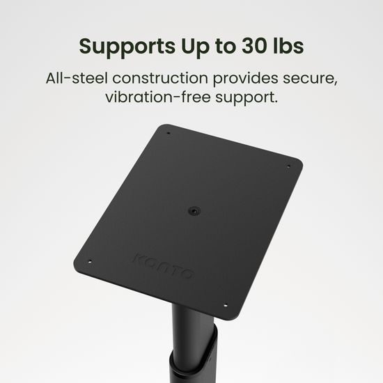 Kanto SPH - stojany pro regálové repro, černé