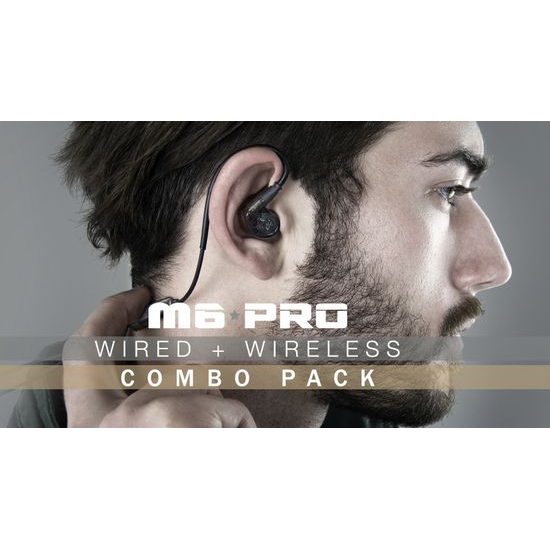 MEE audio M6 PRO 2nd Black Wireless Combo