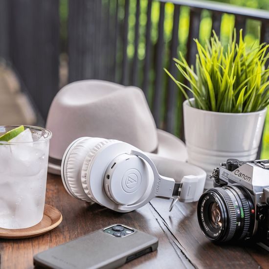 Audio-Technica ATH-M20xBT - biely