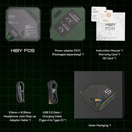 HiBy FD5 (rozbaleno)