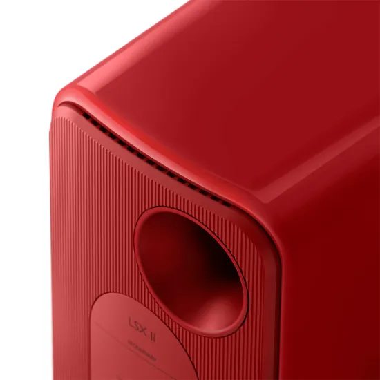 KEF LSX II - červená