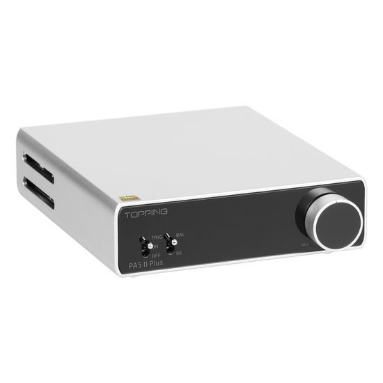 Topping Audio PA5 II Plus - stříbrná
