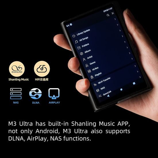 SHANLING M3 Ultra - černá