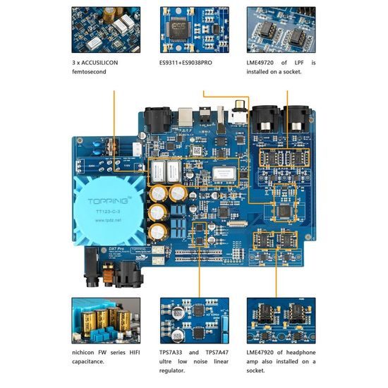 Topping DX7 Pro Silver