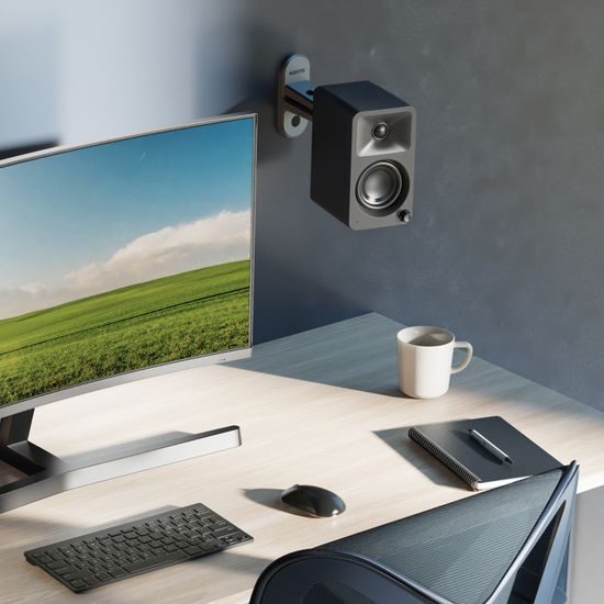 Kanto SPW3 - univerzální satelitní držáky, čierna