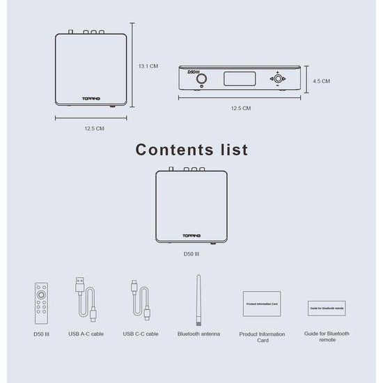 Topping D50 III - stříbrná (rozbaleno)
