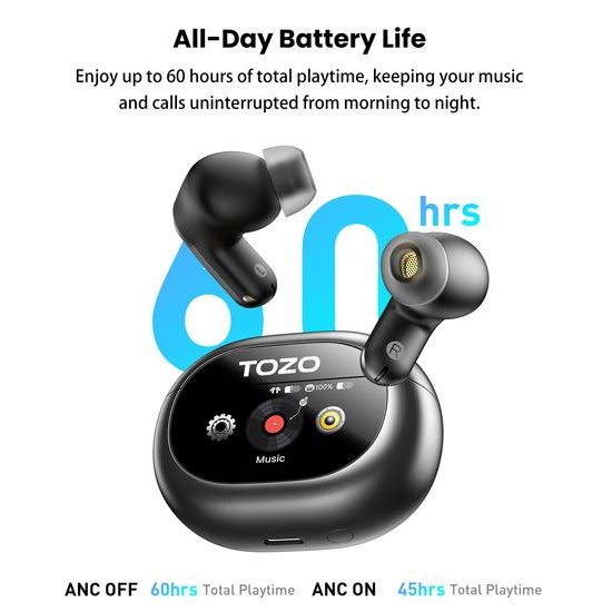 TOZO Aerosound6 Pro - čierna