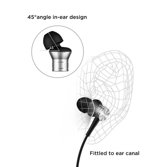 1MORE Piston Fit USB-C - strieborná