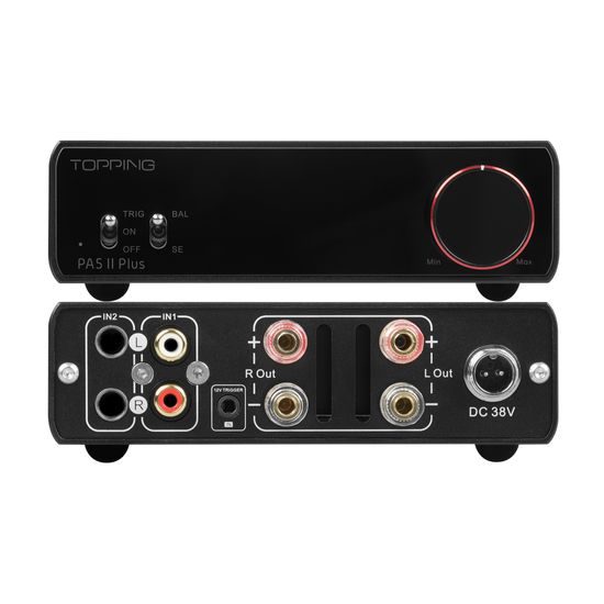 Topping Audio PA5 II Plus - čierny