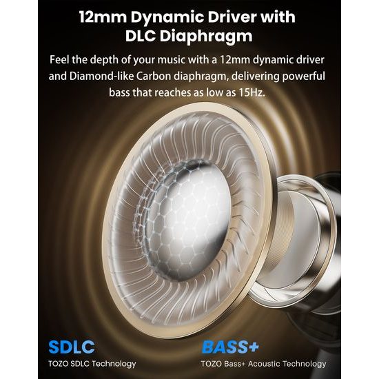 TOZO Aerosound6 Pro - čierna