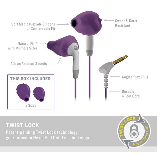 Yurbuds Ironman Inspire For Women Purple