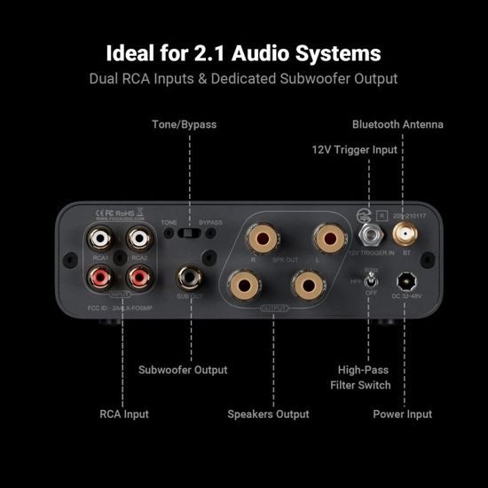 Fosi Audio BT20A MAX