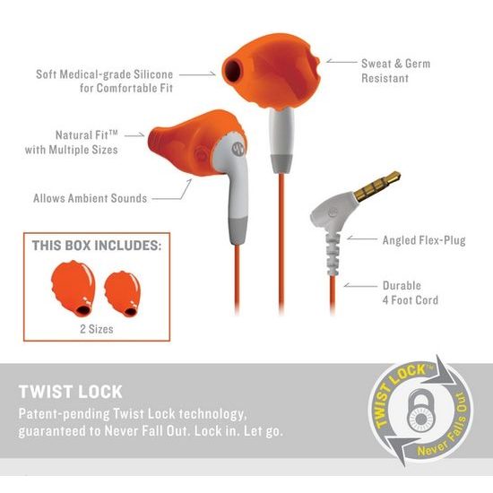 Yurbuds Ironman Inspire For Women Orange