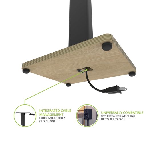 Kanto ST28 - repro stojany, černé