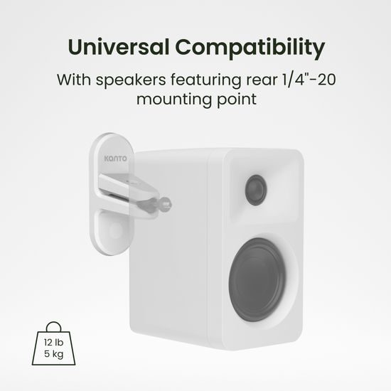 Kanto SPW3 - univerzální satelitní držáky, biela