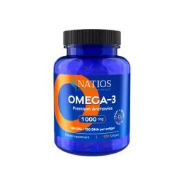 Natios Omega-3 Premium Anchovies, 1000 mg 100 ks