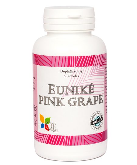 Euniké Pink Grape (60 tobolek) (Extrakt z grepu a bylin - proti bakteriím a virům)