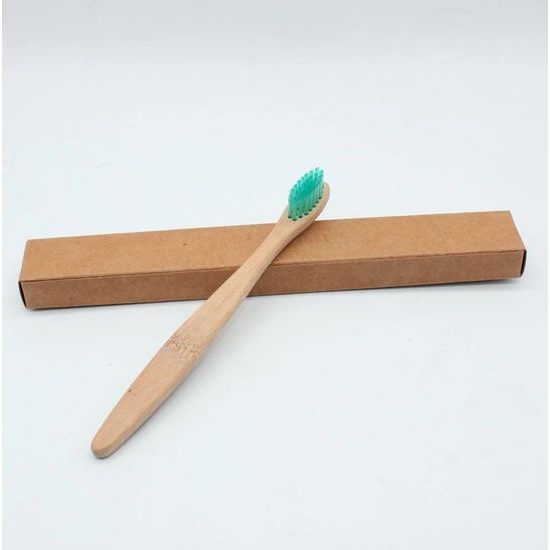 Bambusový zubní kartáček (Eco friendly) mintový 1 ks