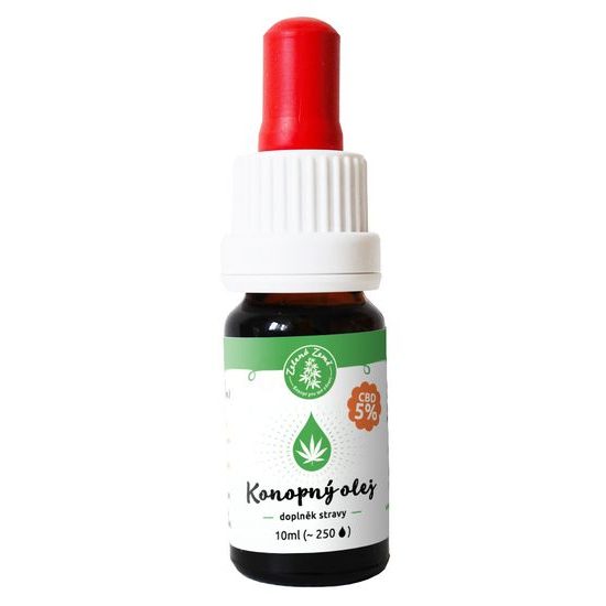 CBD Konopný olej 5% 10 ml