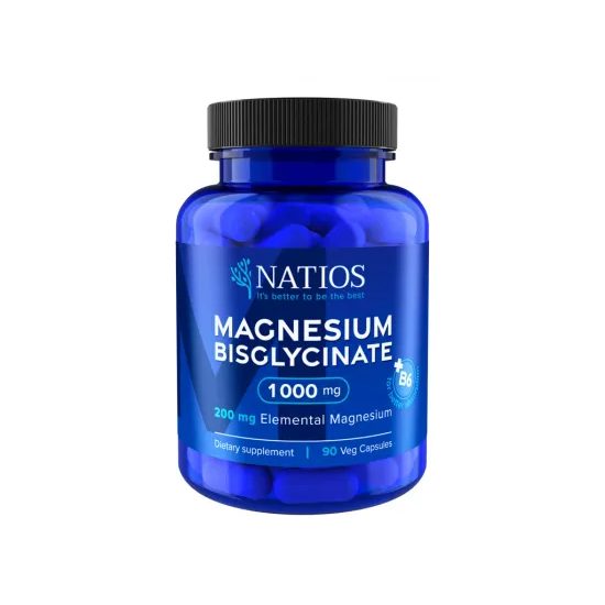 Magnesium Bisglycinát 1000 mg + B6 (elementární hořčík 200 mg) 90 ks