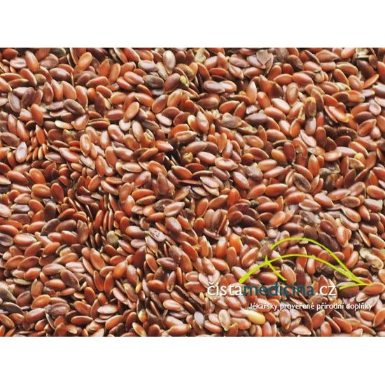 Len hnědý olejnaté semeno (lněné semínko) (2,5 kg)