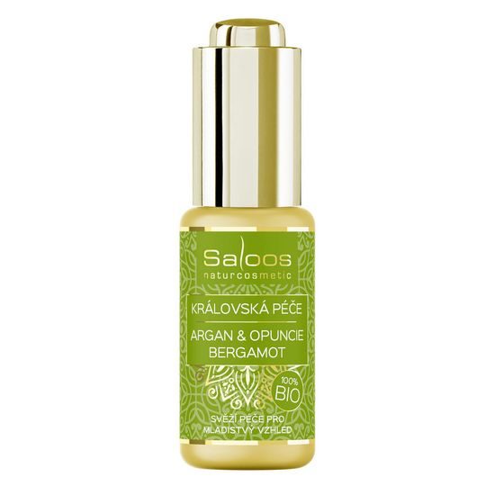 Královská péče Argan & Opuncie Bergamot 100 % Bio 20 ml