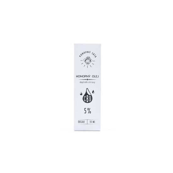 CBD Konopný olej 5% 10 ml