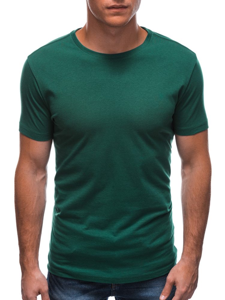Klasické pánske zelené tričko s krátkym rukávom