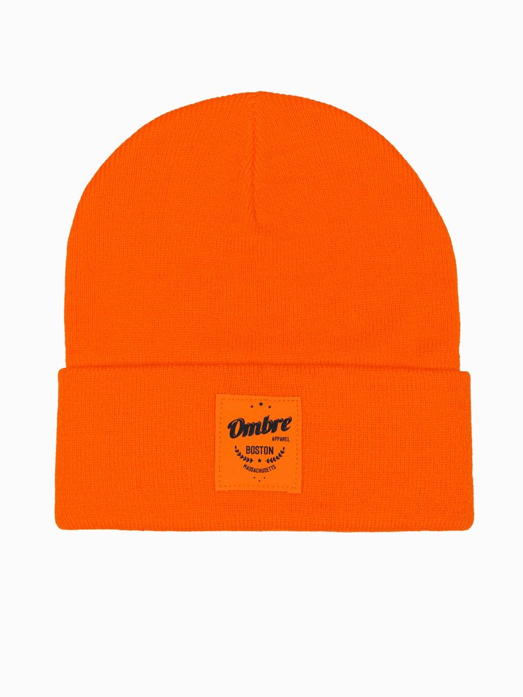 E-shop Oranžová štýlová pánska čiapka H103