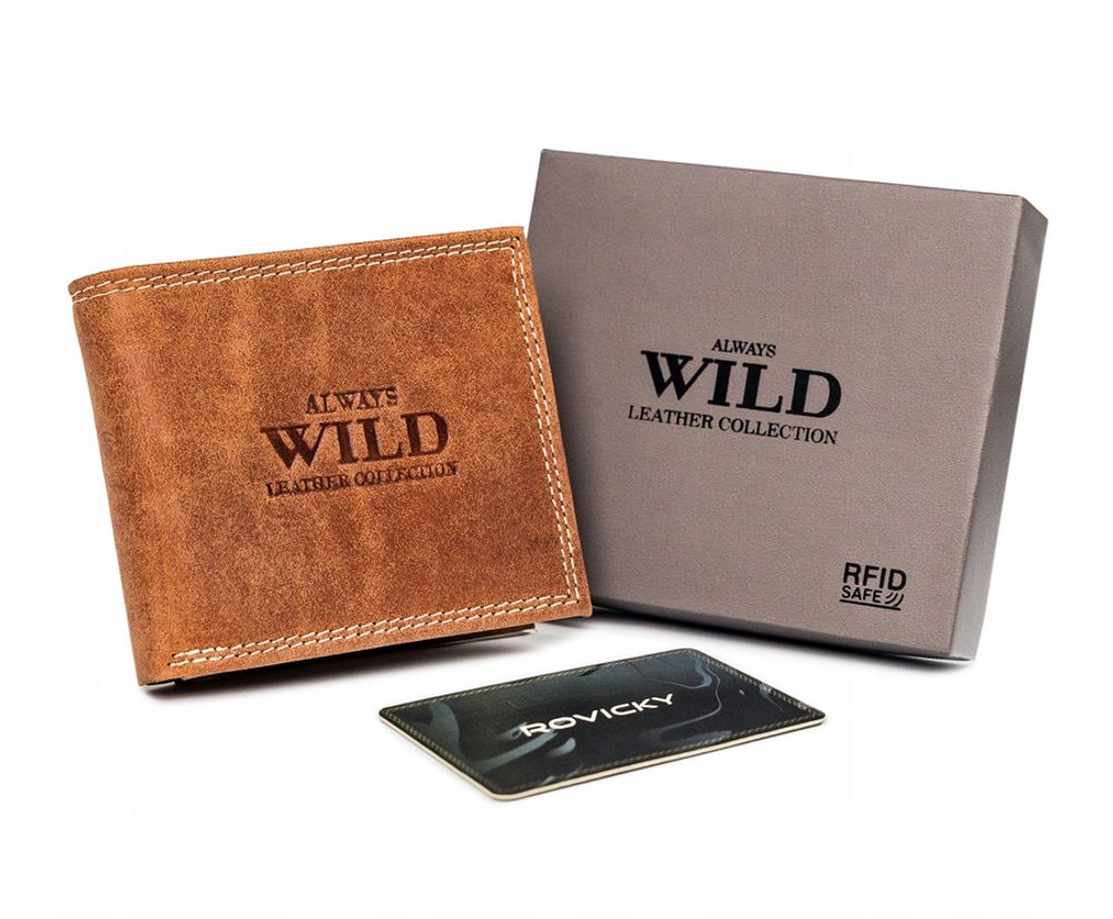 E-shop Elegantná svetlo hnedá peňaženka Always Wild