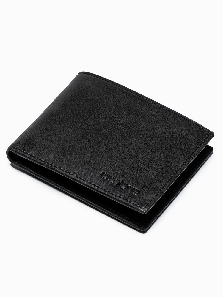 E-shop Elegantná čierna peňaženka A607