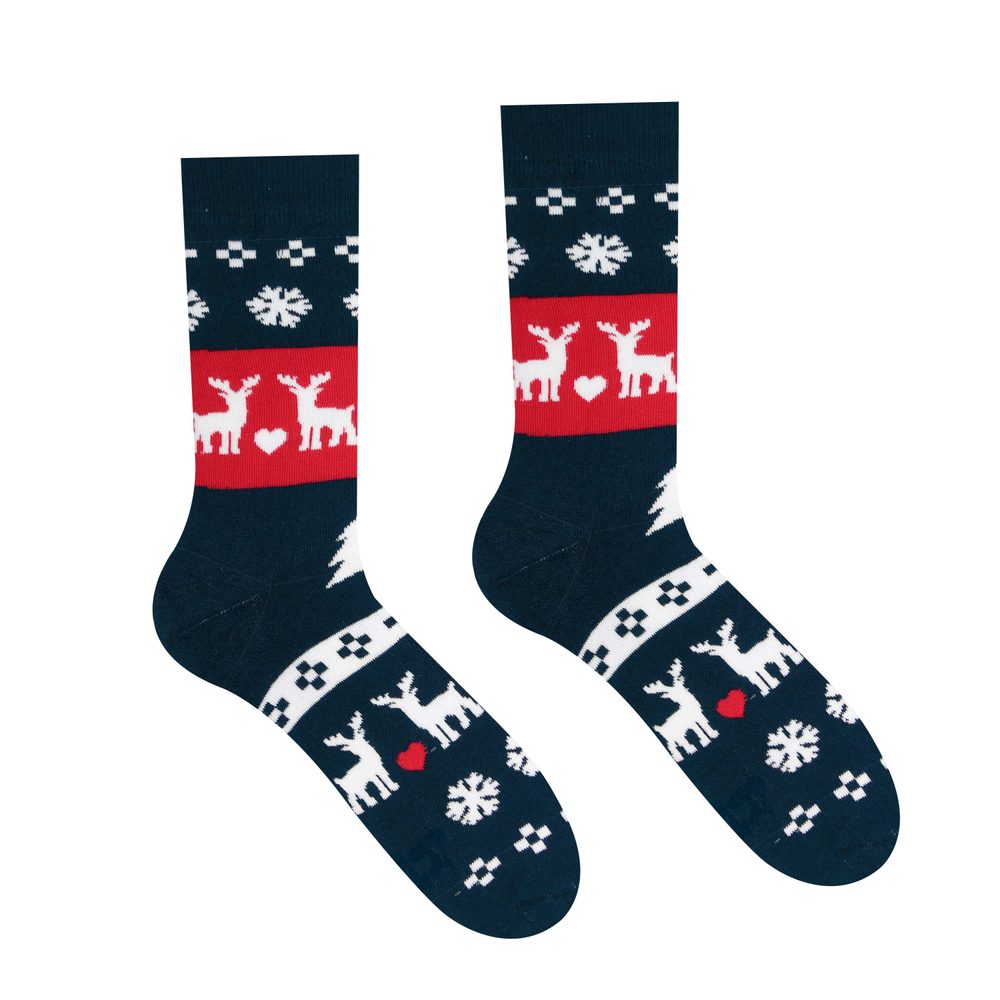 E-shop Froté ponožky so zimným motívom Sobík