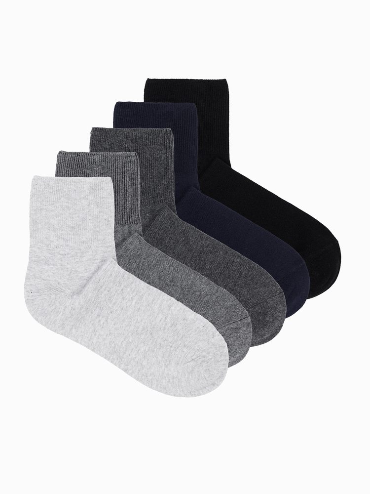E-shop Mix ponožiek v základných farbách U458 (5 KS)